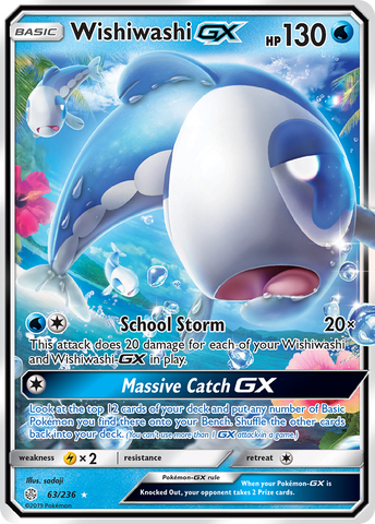 Wishiwashi GX (63/236) [Sun & Moon: Cosmic Eclipse] - The Mythic Store | 24h Order Processing