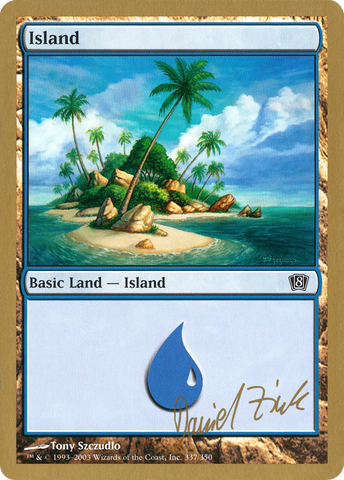 Island (dz337) (Daniel Zink) [World Championship Decks 2003] - The Mythic Store | 24h Order Processing