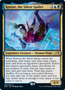 Kotose, the Silent Spider (Promo Pack) [Kamigawa: Neon Dynasty Promos] - The Mythic Store | 24h Order Processing