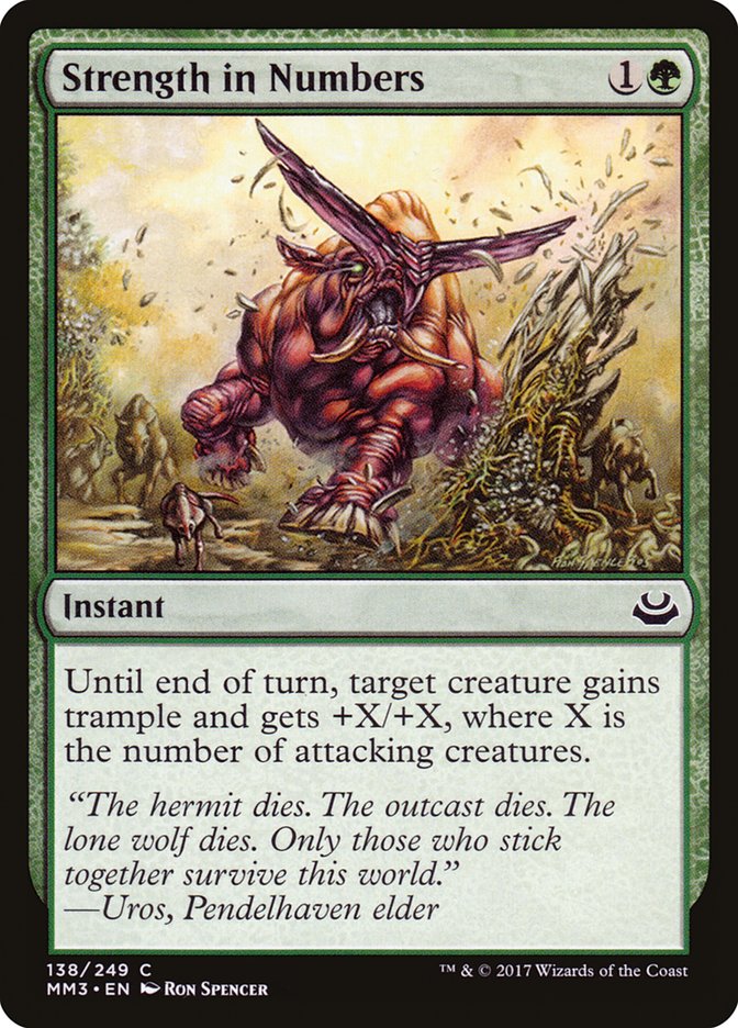 Strength in Numbers [Modern Masters 2017] - The Mythic Store | 24h Order Processing