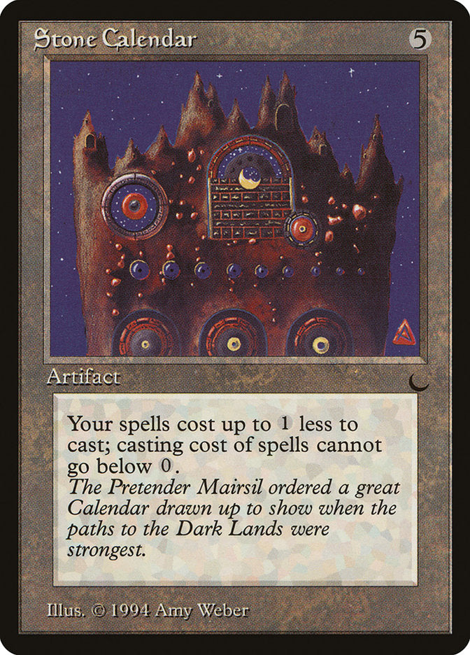 Stone Calendar [The Dark] - The Mythic Store | 24h Order Processing