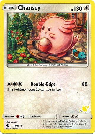 Chansey (46/68) (Pikachu Stamp #47) [Battle Academy 2020] - The Mythic Store | 24h Order Processing