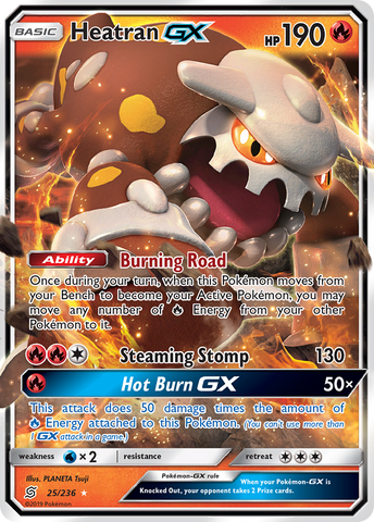Heatran GX (25/236) [Sun & Moon: Unified Minds] - The Mythic Store | 24h Order Processing