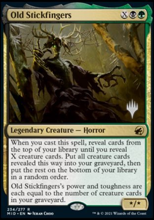 Old Stickfingers (Promo Pack) [Innistrad: Midnight Hunt Promos] - The Mythic Store | 24h Order Processing