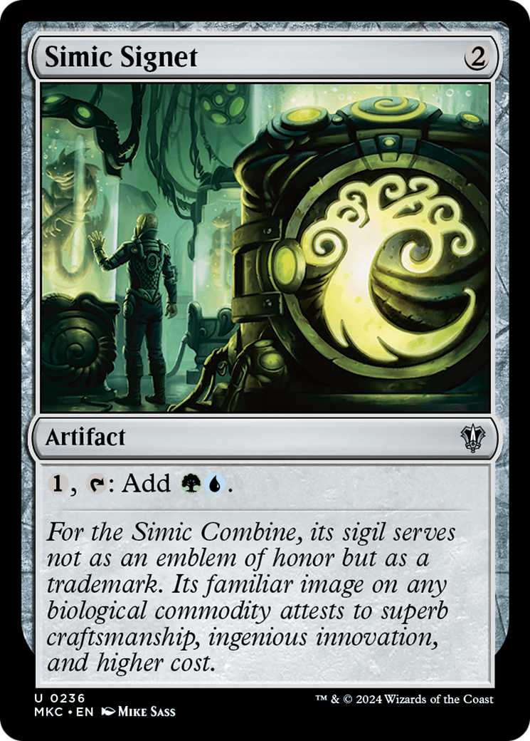 Simic Signet [Murders at Karlov Manor Commander] - The Mythic Store | 24h Order Processing