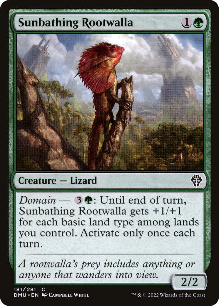 Sunbathing Rootwalla [Dominaria United] - The Mythic Store | 24h Order Processing