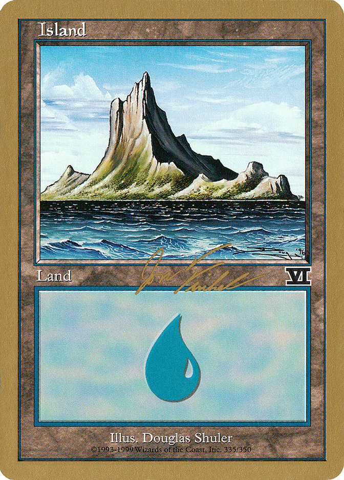Island (jf335) (Jon Finkel) [World Championship Decks 2000] - The Mythic Store | 24h Order Processing