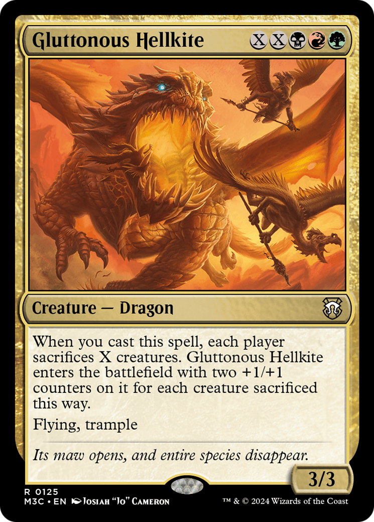 Gluttonous Hellkite [Modern Horizons 3 Commander] - The Mythic Store | 24h Order Processing