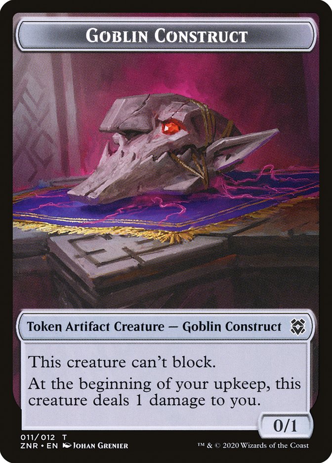 Cat // Goblin Construct Double-Sided Token [Zendikar Rising Tokens] - The Mythic Store | 24h Order Processing