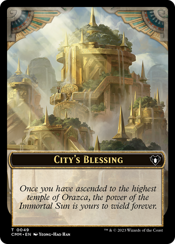 City's Blessing // Ogre Double-Sided Token [Commander Masters Tokens] - The Mythic Store | 24h Order Processing