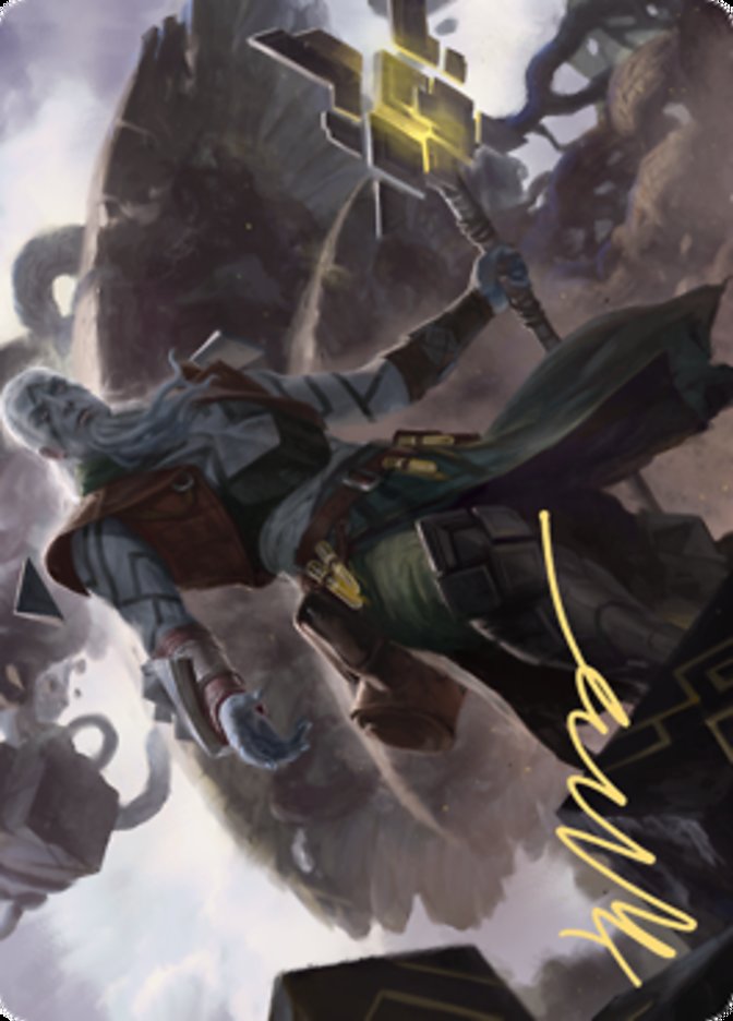 Orah, Skyclave Hierophant Art Card (Gold-Stamped Signature) [Zendikar Rising Art Series] - The Mythic Store | 24h Order Processing