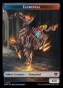 Human Soldier // Elemental (0037) Double-Sided Token [Commander Masters Tokens] - The Mythic Store | 24h Order Processing