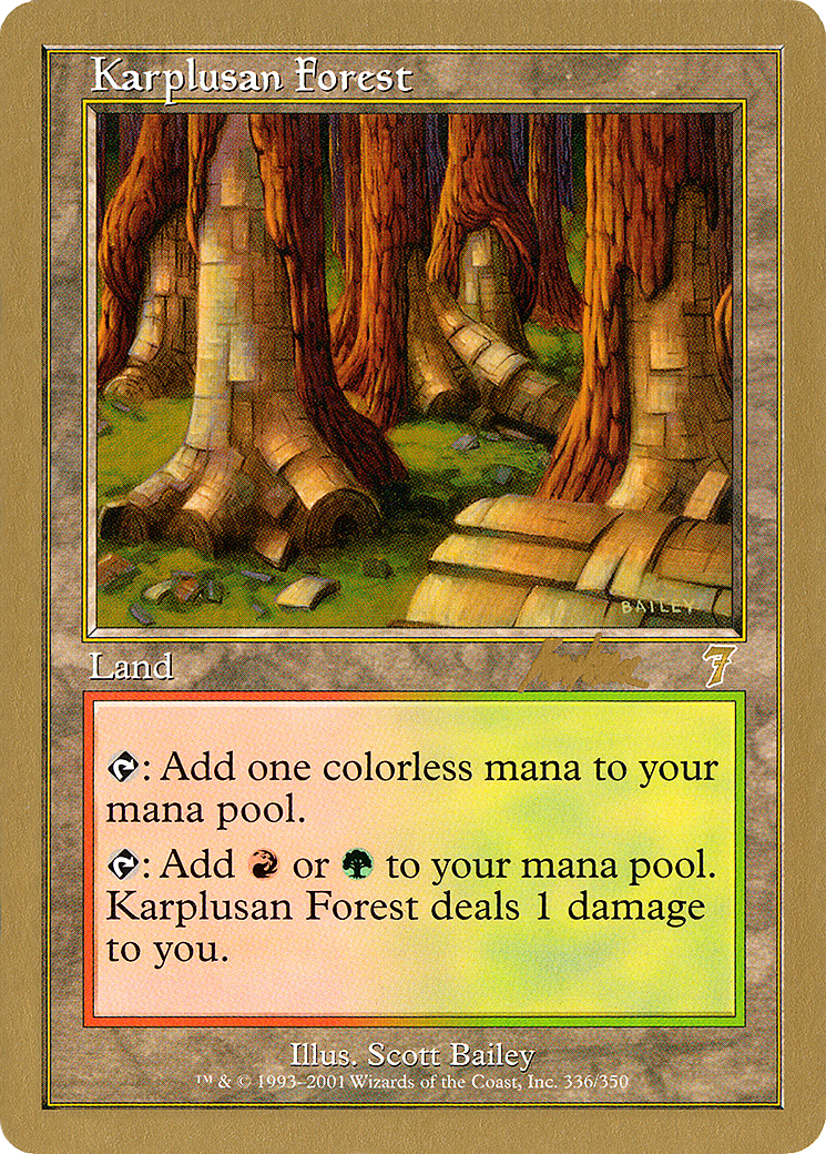 Karplusan Forest (Brian Kibler) [World Championship Decks 2002] - The Mythic Store | 24h Order Processing