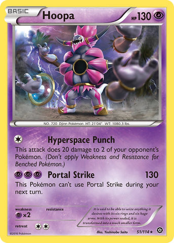 Hoopa (51/114) (Theme Deck Exclusive) [XY: Steam Siege] - The Mythic Store | 24h Order Processing
