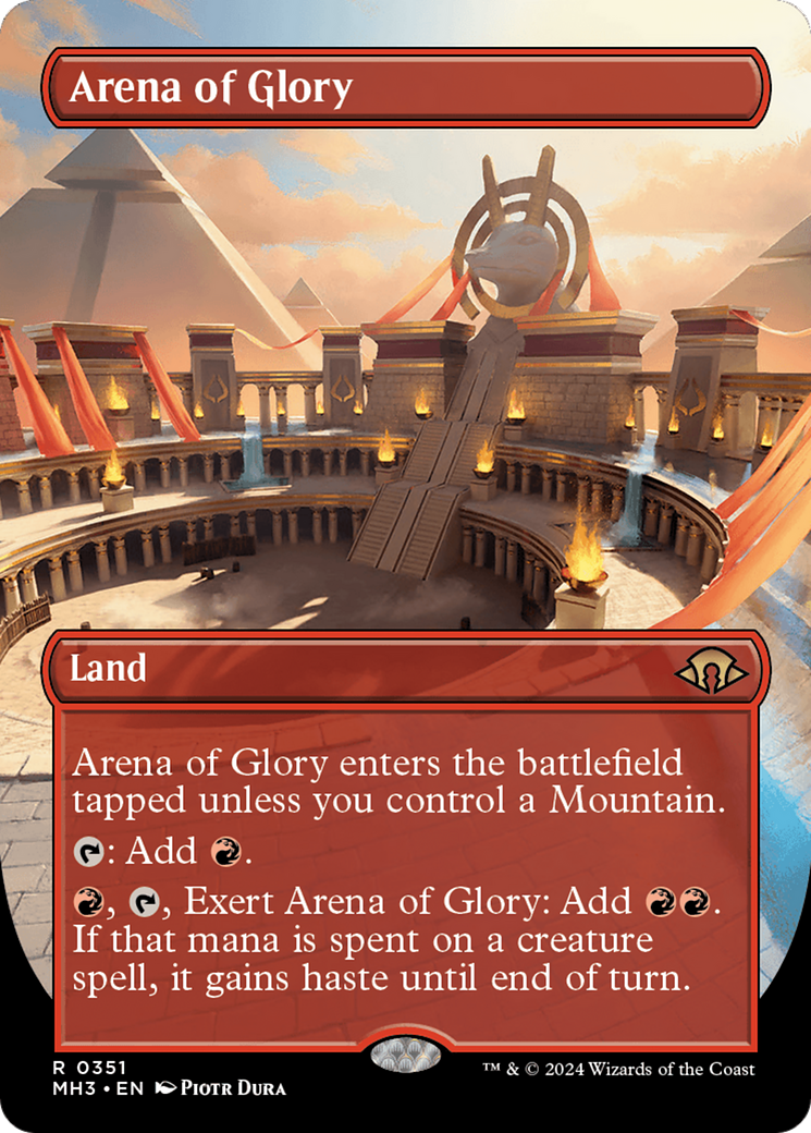 Arena of Glory (Borderless) [Modern Horizons 3] - The Mythic Store | 24h Order Processing