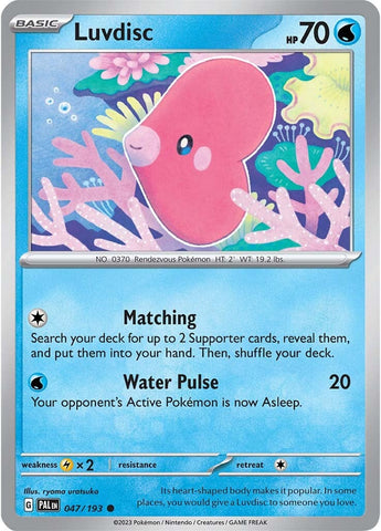 Luvdisc (047/193) [Scarlet & Violet: Paldea Evolved] - The Mythic Store | 24h Order Processing