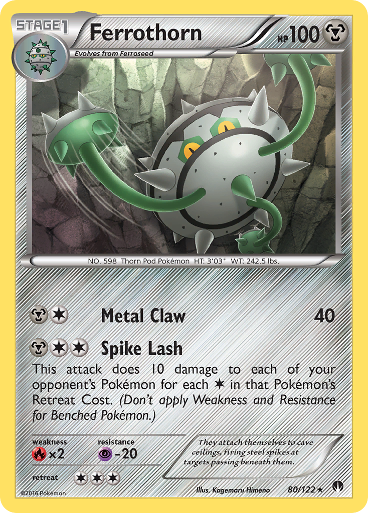 Ferrothorn (80/122) [XY: BREAKpoint] - The Mythic Store | 24h Order Processing