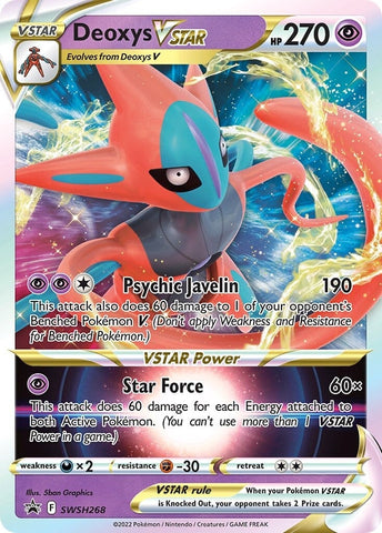 Deoxys VSTAR (SWSH268) [Sword & Shield: Black Star Promos] - The Mythic Store | 24h Order Processing