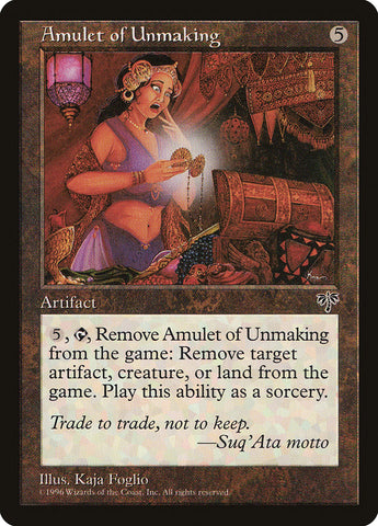 Amulet of Unmaking [Mirage] - The Mythic Store | 24h Order Processing
