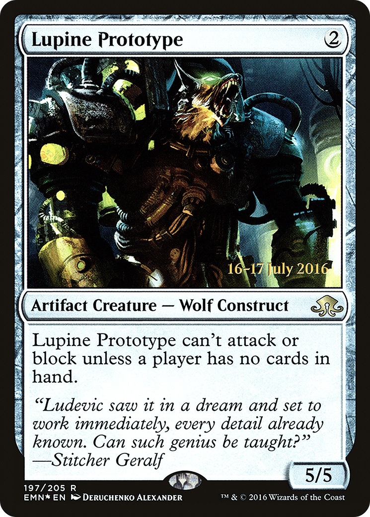 Lupine Prototype [Eldritch Moon Prerelease Promos] - The Mythic Store | 24h Order Processing