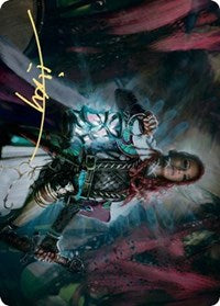 Tergrid, God of Fright Art Card (Gold-Stamped Signature) [Kaldheim Art Series] - The Mythic Store | 24h Order Processing