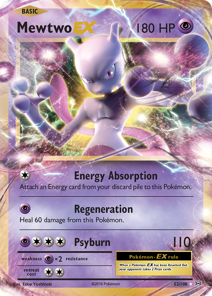 Mewtwo EX (52/108) [XY: Evolutions] - The Mythic Store | 24h Order Processing