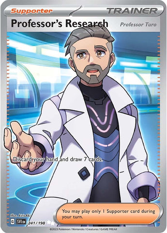 Professor's Research (Professor Turo) (241/198) [Scarlet & Violet: Base Set] - The Mythic Store | 24h Order Processing