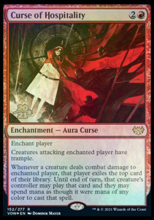 Curse of Hospitality [Innistrad: Crimson Vow Prerelease Promos] - The Mythic Store | 24h Order Processing