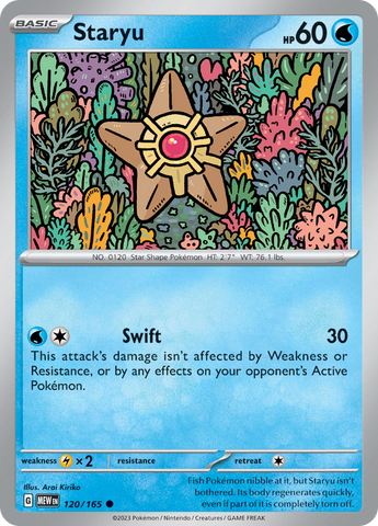 Staryu (120/165) [Scarlet & Violet 151] - The Mythic Store | 24h Order Processing