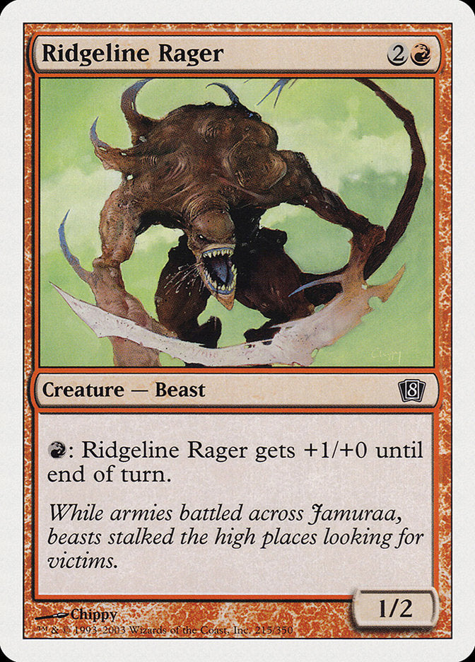 Ridgeline Rager [Eighth Edition] - The Mythic Store | 24h Order Processing