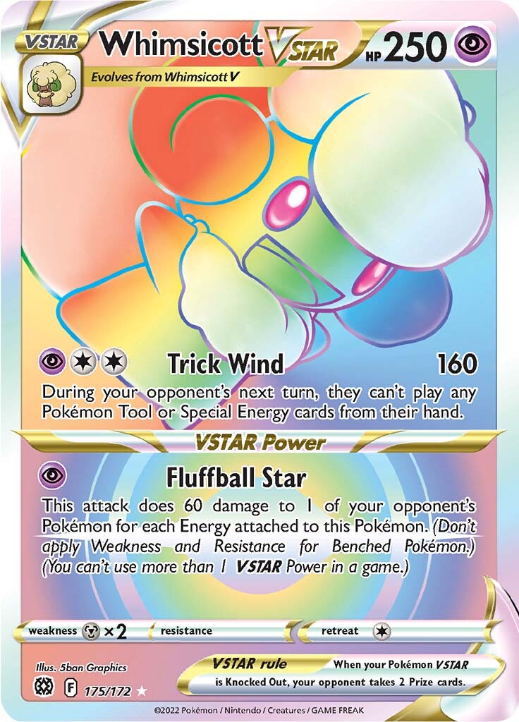 Whimsicott VSTAR (175/172) [Sword & Shield: Brilliant Stars] - The Mythic Store | 24h Order Processing