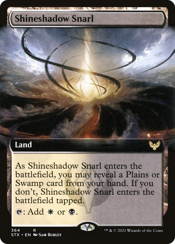 Shineshadow Snarl (Extended Art) [Strixhaven: School of Mages] - The Mythic Store | 24h Order Processing