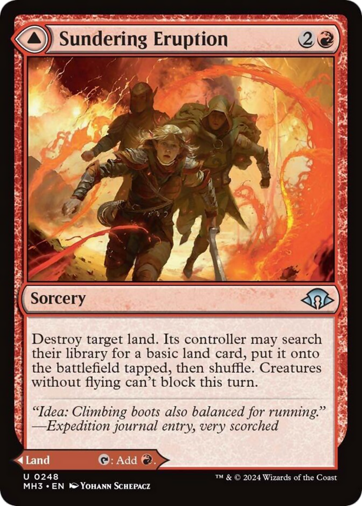 Sundering Eruption // Volcanic Fissure [Modern Horizons 3] - The Mythic Store | 24h Order Processing