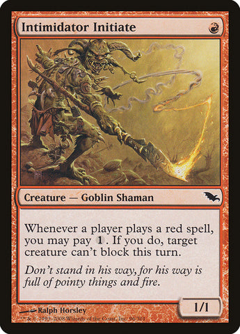 Intimidator Initiate [Shadowmoor] - The Mythic Store | 24h Order Processing