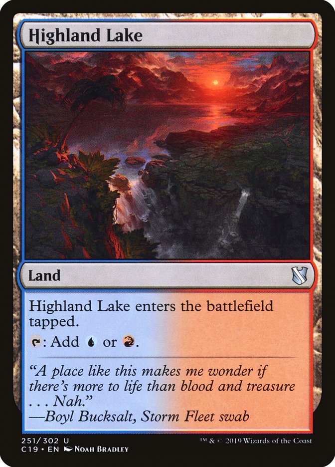 Highland Lake [Commander 2019] - The Mythic Store | 24h Order Processing