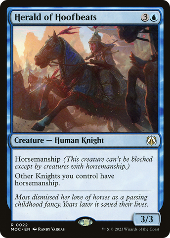 Herald of Hoofbeats [March of the Machine Commander] - The Mythic Store | 24h Order Processing