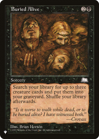 Buried Alive [The List] - The Mythic Store | 24h Order Processing