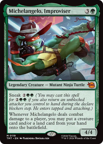 Michelangelo, Improviser [Teenage Mutant Ninja Turtles] - The Mythic Store | 24h Order Processing