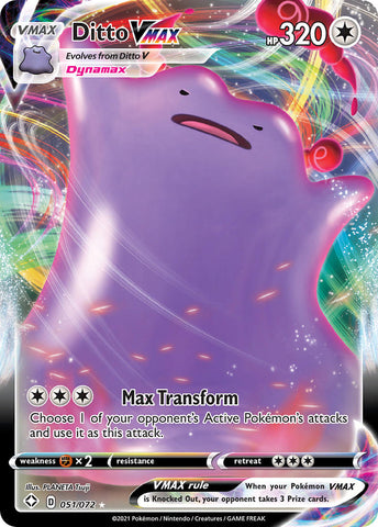 Ditto VMAX (051/072) [Sword & Shield: Shining Fates] - The Mythic Store | 24h Order Processing