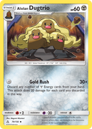 Alolan Dugtrio (79/156) [Sun & Moon: Ultra Prism] - The Mythic Store | 24h Order Processing