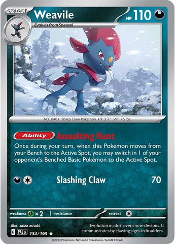Weavile (134/193) [Scarlet & Violet: Paldea Evolved] - The Mythic Store | 24h Order Processing