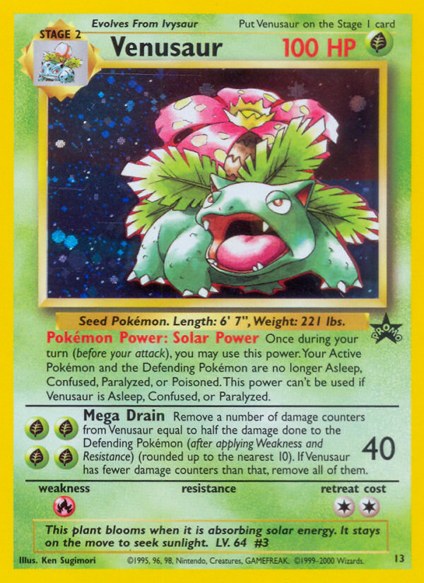 Venusaur (13) [Wizards of the Coast: Black Star Promos] - The Mythic Store | 24h Order Processing
