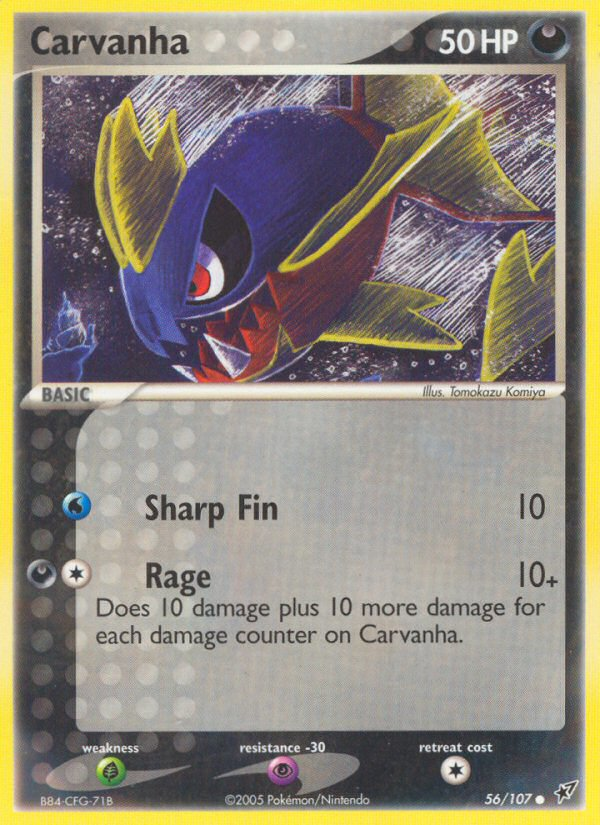 Carvanha (56/107) [EX: Deoxys] - The Mythic Store | 24h Order Processing