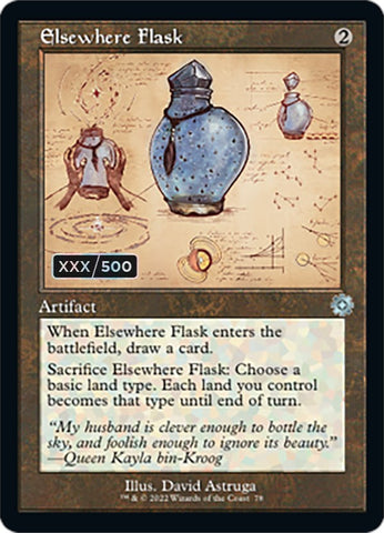Elsewhere Flask (Retro Schematic) (Serialized) [The Brothers' War Retro Artifacts] - The Mythic Store | 24h Order Processing