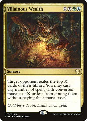 Villainous Wealth [Commander 2020] - The Mythic Store | 24h Order Processing