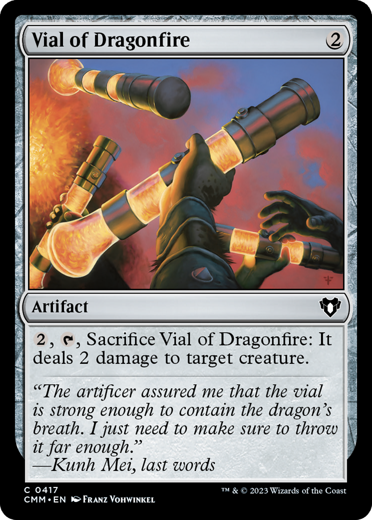 Vial of Dragonfire [Commander Masters] - The Mythic Store | 24h Order Processing