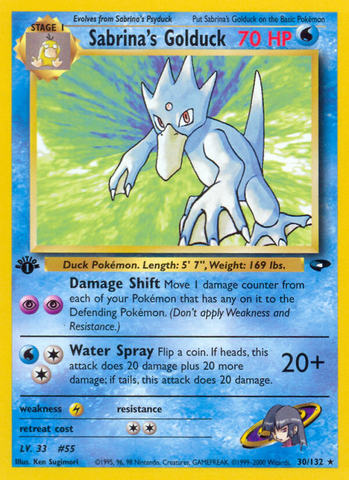 Sabrina's Golduck (30/132) [Gym Challenge 1st Edition] - The Mythic Store | 24h Order Processing