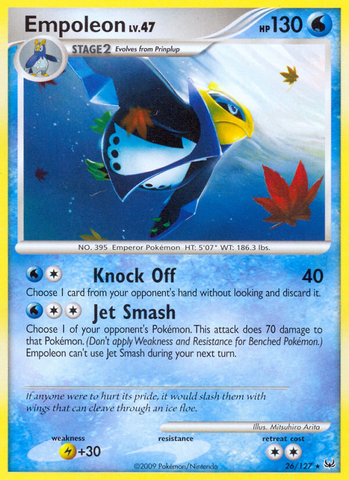Empoleon (26/127) [Platinum: Base Set] - The Mythic Store | 24h Order Processing