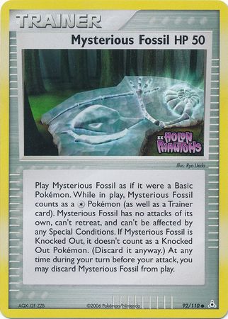 Mysterious Fossil (92/110) (Stamped) [EX: Holon Phantoms] - The Mythic Store | 24h Order Processing