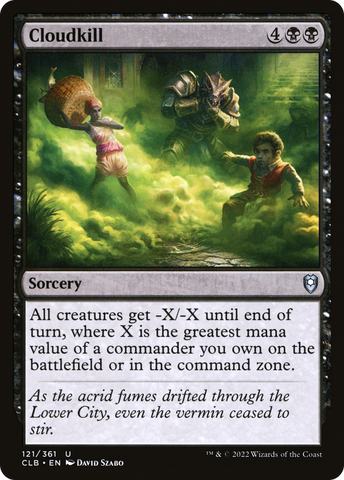 Cloudkill [Commander Legends: Battle for Baldur's Gate] - The Mythic Store | 24h Order Processing